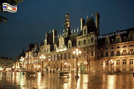 H�tel de ville - Rathaus, Frankreich, France, Paris, H�tel, Rathaus, Albers, foreal