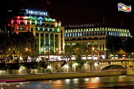Seine, Pont Neuf, Samaritaine, Paris, Seine, Samaritaine, Pont neuf, Albers, Foto, foreal,