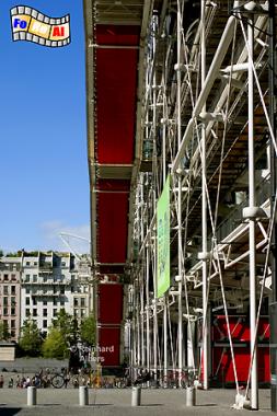 Centre Pompidou, Paris, Centre Pompidou, Beaubourg, Albers, Foto, foreal,