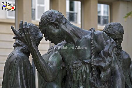 Rodin-Museum - Brger von Calais Ausschnitt, Frankreich, France, Paris, Rodin, Brger von Calais, foreal, Albers,