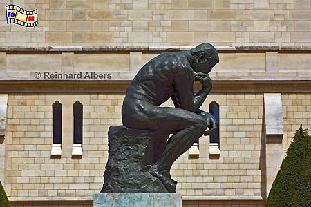 Rodin-Museum, Der Denker, Frankreich, France, Paris, Rodin, Museum, Denker, foreal, Albers