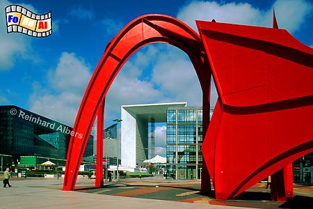 La D�fense, Frankreich, France, Paris, La D�fense, Arche, foreal, Albers
