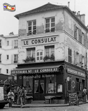 Montmartre im Oktober 1980., Paris Montmartre, Albers, Foto, foreal,