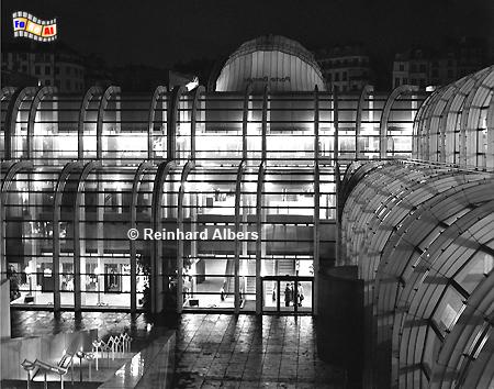 Forum des Halles abends nach Geschftsschluss, Oktober 1980., Paris, Forum des Halles, Albers, Foto, foreal,