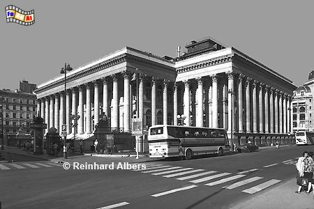 Bourse im 2. Arrondisement, Paris, Bourse, B�rse, Brongniart, Albers, Foto, foreal,