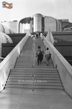Freitreppe im Forum des Halles., Frankreich, France, Paris, Forum, Halles, Hallen, Le Ventre de Paris, Albers, foreal,
