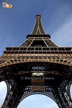 Eiffelturm, erbaut f�r die Weltausstellung im Jahr 1889., Paris, Eiffelturm, Tour Eiffel, Albers, Foto, foreal,