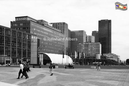 La Dfense im Juli 1990., Frankreich, France, Paris, La Dfense, foreal, Albers