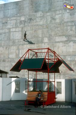 Fassadenbemalung in der Bauphase des Forum des Halles im März 1980., Paris, Forum, Halles, Albers, Foto, foreal,