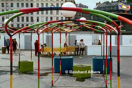 Spielplatz Forum des Halles., Paris, Forum des Halles, Albers, Foto, foreal,