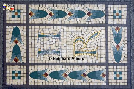 Rue de Rivoli - Bodenmosaik auf dem B�rgersteig., Paris, Rivoli, Mosaik, Albers, Foto, foreal,