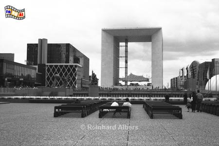 La Dfense - La Grande Arche, Frankreich, France, Paris, La Dfense, Arche, foreal, Albers, Foto,