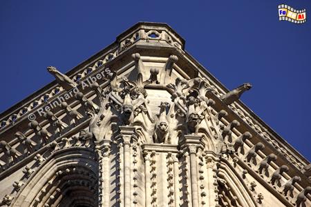 Notre Dame - Detail des Kirchturms., Paris, Notre Dame, Kathedrale, Portal, Albers, Foto, foreal,