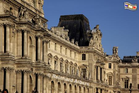Louvre in der Abendsonne, Oktober 2011, Frankreich, France, Paris, Louvre, foreal, Albers, Foto,