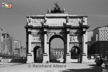 Arc de Triomphe du Carrousel im JUli 1990., Paris, Arc, Carrousel, Albers, Foto, foreal,