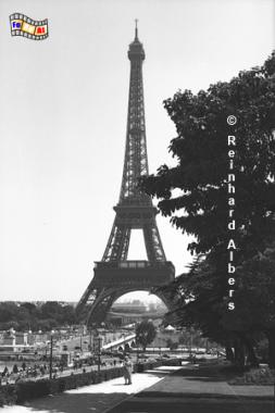 Eiffelturm im Juli 1990., Paris, Eiffelturm, Tour Eiffel, Albers, Foto, foreal,