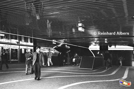 Eingang zum Forum des Halles im Oktober 1980., Paris, Forum des Halles, Albers, Foto, foreal,