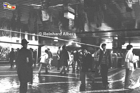 Eingang zum Forum des Halles im Oktober 1980., Paris, Forum des Halles, Albers, Foto, foreal,