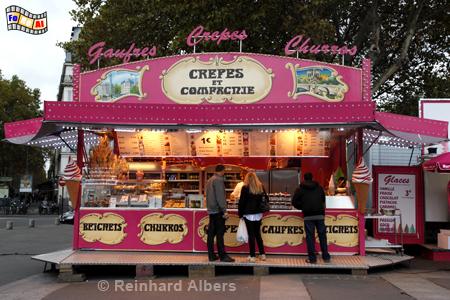 Crêpes-Stand am Place de la Bastille., 