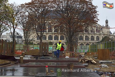 Umgestaltung/Umbau des Jardin des Halles im Oktober 2011., Paris, Jardin, Halles, Albers, Foto, foreal,