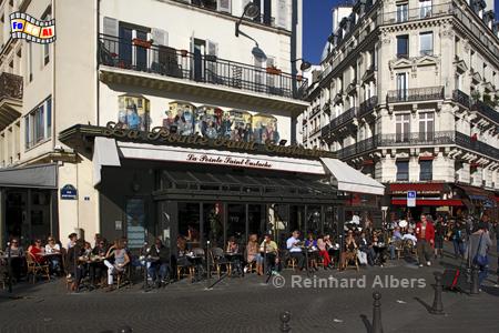 Kneipe an der Ecke Rue de Montorgueil und Rue de Turbigo., Paris, Montorgueil, Turbigo, Eustache, Albers, Foto, foreal,
