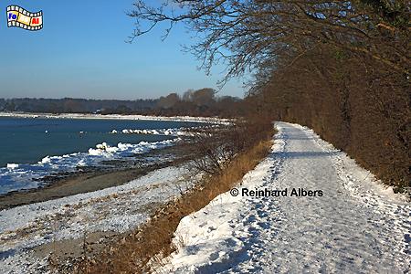 Strander Bucht im Januar 2010, Ostseekste, Winter, Strande, Albers, foreal, Foto,