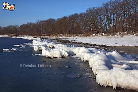 Strander Bucht im Winter., Ostseekste, Winter, Strande, Albers, foreal, Foto,