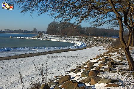 Ostseek�ste bei Strande im Winter., Ostseek�ste, Winter, Strande, Albers, foreal, Foto,