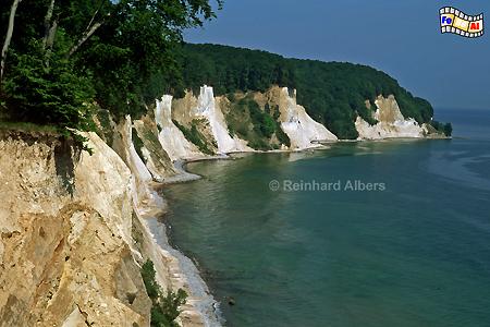 Kreidefelsen auf der Insel R�gen., R�gen, Kreidefelsen, Jasmund, Albers, foreal, Foto, Mecklenburg,