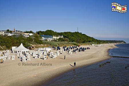 Strand von Heringsdorf auf der Insel Usedom., Usedom, Heringsdorf, Strand, Vorpommern, Foto, foreal, Albers,