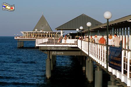 Insel Usedom, Seebrcke in Heringsdorf., Usedom, Heringsdorf, Seebrcke, Vorpommern, Foto, foreal, Albers,