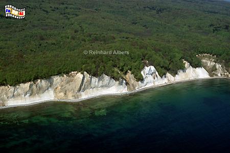 Nationalpark Jasmund auf der Insel Rgen mit Steilkste., Rgen, Kreidefelsen, Jasmund, Albers, foreal, Foto, Mecklenburg,