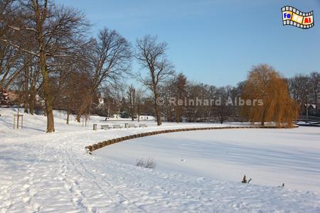 Travemnde - Kurpark im Winter, Schleswig-Holstein, Ostseekste, Kurpark, Travemnde, Albers, Foto, foreal,