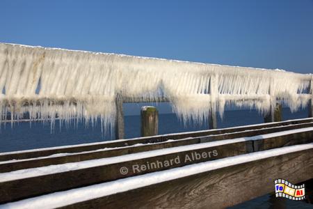 Travemnde - Seebrcke im Winter., Ostseekste, Winter, Travemnde, Seebrcke, Albers, Foto, foreal,