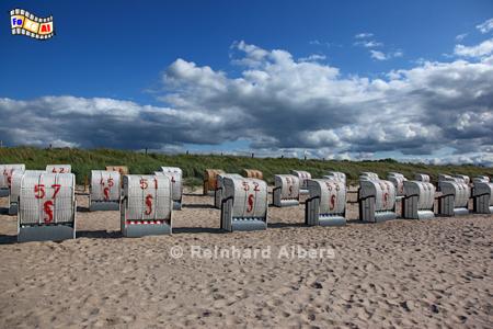 Weienhuser Strand, Schleswig-Holstein, Weienhuser, Strand, Strandkrbe, Albers, Foto, foreal,