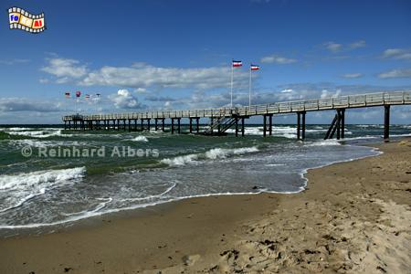 Wei�enh�user Strand Seebr�cke., Schleswig-Holstein, Wei�enh�user, Strand, Seebr�cke, Albers, Foto, foreal,