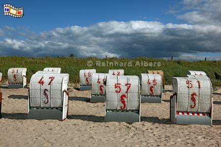Weienhuser Strand, Schleswig-Holstein, Weienhuser, Strand, Strandkrbe, Albers, Foto, foreal,