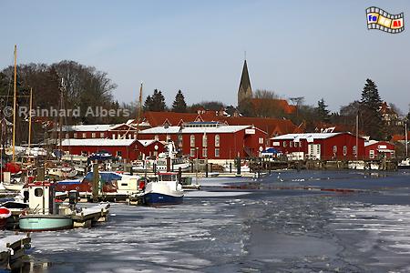 Hafen von Eckernfrde im Winter., Eckernfrde, Borby, Hafen, Ostsee, Eis, Foto, foreal, Albers,