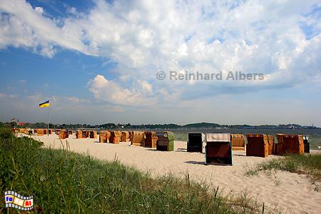 Eckernfrde - Strand, Schleswig-Holstein, Eckernfrde, Strand, Albers, Foto, foreal,