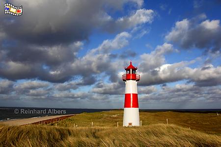 Abendstimmung am Ellenbogen mit dem Leuchtturm List Ost., Insel, Sylt, Leuchtturm, Ellenbogen, List Ost, foreal, Albers,