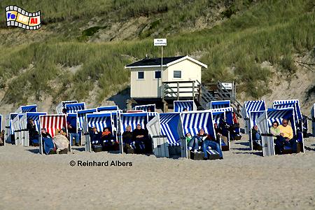 Am Strand vor Wenningstedt, Sylt, Wenningstedt, Steilufer, Kliff, Strandkrbe, Albers, Foto, foreal,