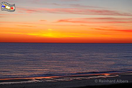 Abendrot vor Wenningstedt, Sylt, Wenningstedt, Abendrot, Strand, Kueste, foreal, Albers,