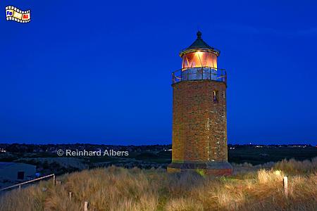 Blaue Stunde am Quermarkenfeuer bei Kampen., Sylt, Dnen, Kampen, Quermarkenfeuer, Leuchtturm, foreal, Albers,