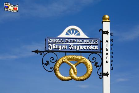 Bckereischild in Morsum, Sylt, Bcker, foreal, Albers
