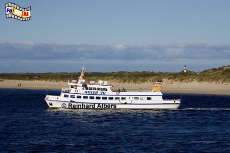 Sylt- Ausflugsschiff am Ellenbogen, Sylt, Ausflugsdampfer, Ellenbogen, foreal, Albers,