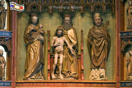 Detail des Altars in der Kirche St. Severin zu Keitum., Sylt, Keitum, Kirche, Severin, foreal, Albers,