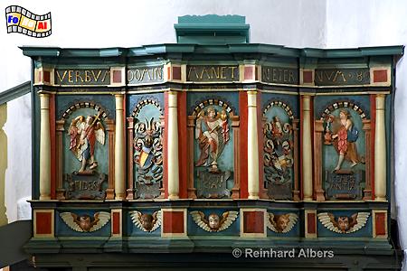 Hochkanzel in der St. Severin-Kirche zu Keitum., Sylt, Keitum, Kirche, Severin, foreal, Albers,