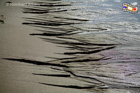 Strandstrukturen bei Ebbe., Sylt, Strand, Strukturen, foreal, Albers,