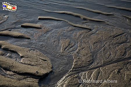Strandstrukturen bei Ebbe., Sylt, Strand, Strukturen, foreal, Albers,