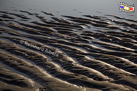 Strandstrukturen bei Ebbe., Sylt, Strand, Strukturen, foreal, Albers,